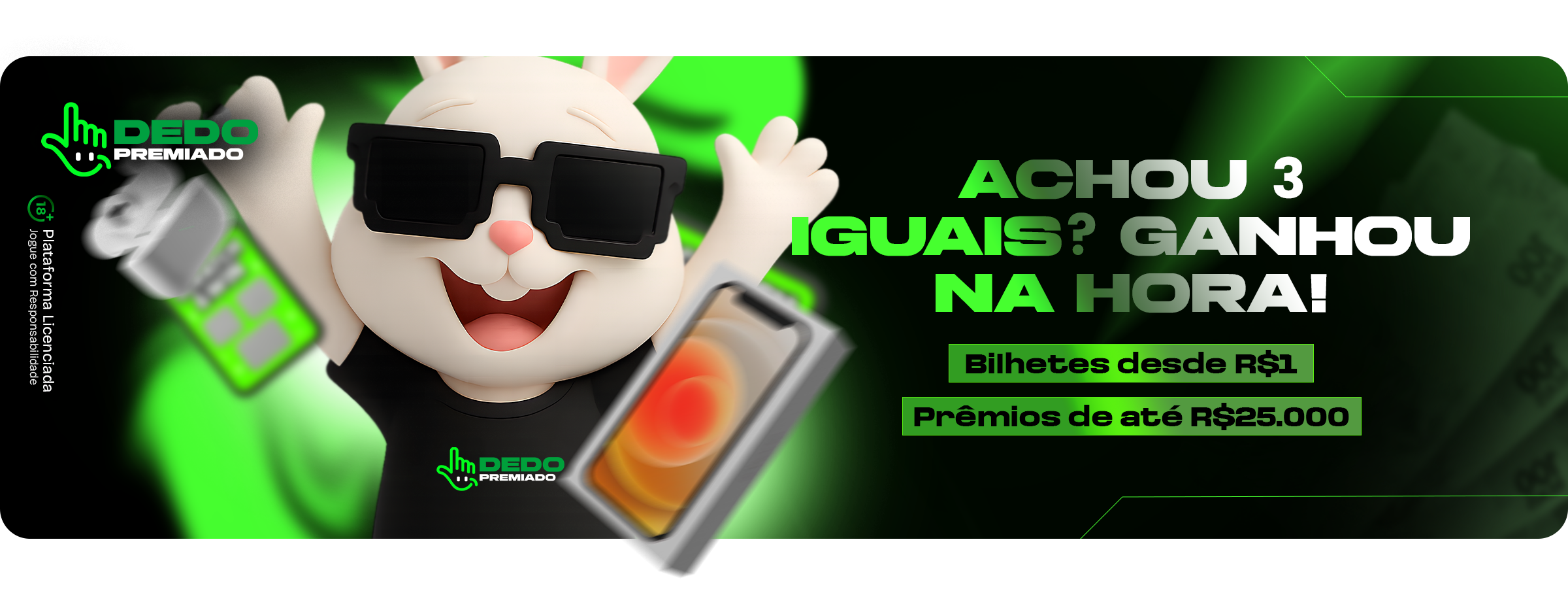 R$ 1.000 com apenas 1 real